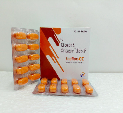 Ofloxacin 200mg + Ornidazole 500mg 1