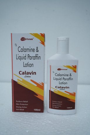 Calamine 8% w/w + Liquid Paraffin 10% w/w Lotion 1