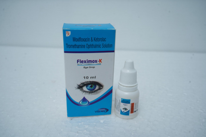 Moxifloxacin 0.5% + Ketorolac Tromethamine 0.5% Eye Drops 1