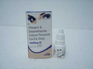 Ofloxacin 0.3% w/v + Dexamethasone Sodium Phosphate 0.01% w/v Eye / Ear Drops