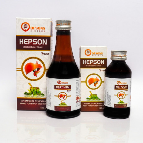 Hepson Rejuvenate ill & Impaired Liver A Complete Ayurvedic Liver Tonic (100ML & 200ML) 1