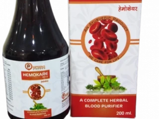 Hemokare Herbal Blood Purifier Syrup 200ML Restore Natural skin with Natural Purifier