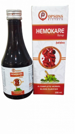 Hemokare Herbal Blood Purifier Syrup 200ML Restore Natural skin with Natural Purifier 1