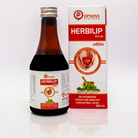 Herbilip Ayurvedic Syrup for Healthy Cholestrol Level 200ML 1