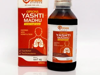 Yashti Madhu Herbal Cough Syrup For sever Cough, Chronic Bronchitis & Asthma