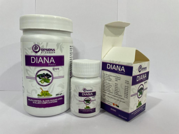 Diana Ayurvedic Anti Diabetic Powder & Capsules Blood Sugar Level and Restore Health 1