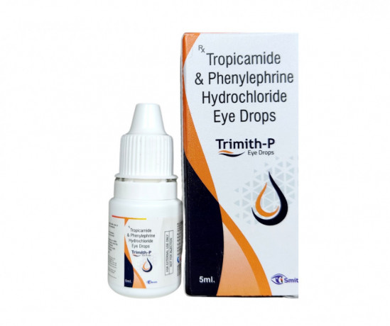 Tropicamide & Phenylephrine Hydrochloride Eye Drops - Trimith-P | Ophthalmic pcd franchise. 1
