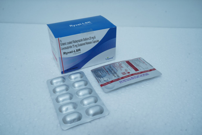 Rabeprazole 20mg + Levosulpiride 75mg SR Capsules 1