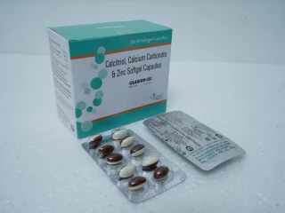 Calcitriol 0.25mcg + Calcium Carbonate 500mg + Zinc 7.5mg Softgel Capsules