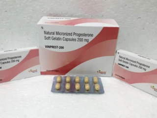 Natural Micronized Progesterone Soft Gelatin Capsules 200mg