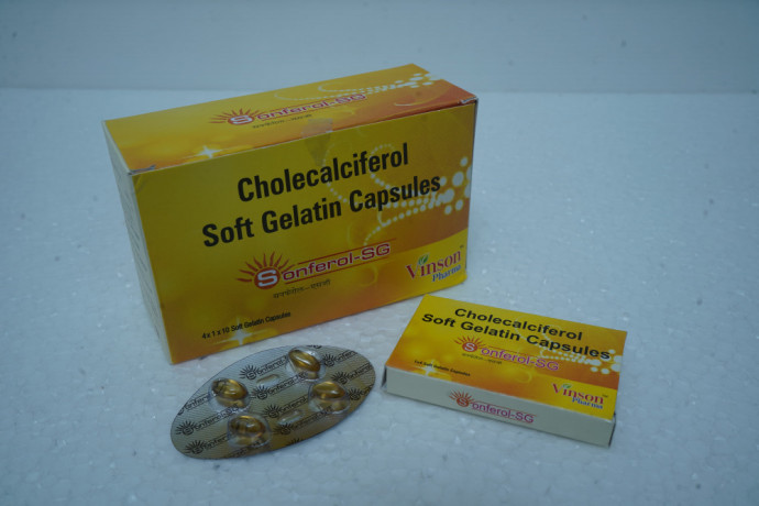 Cholecalciferol 60000 I.U Soft Gelatin Capsules 1