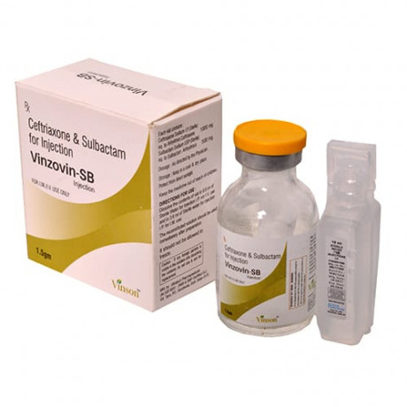 Ceftriaxone 1000mg + Sulbactam 500mg Injection 1
