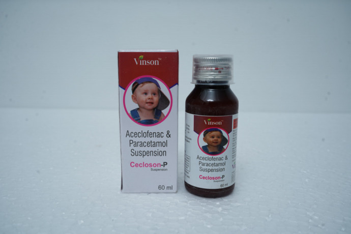 Aceclofenac 50mg + Paracetamol 125mg Suspension 1