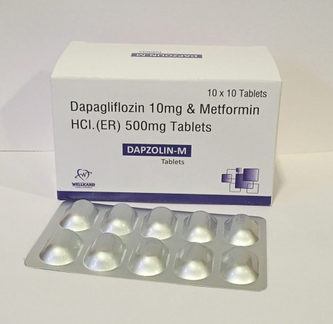 DAPAGLIFLOZIN 10MG +METFORMIN 500 MG 1