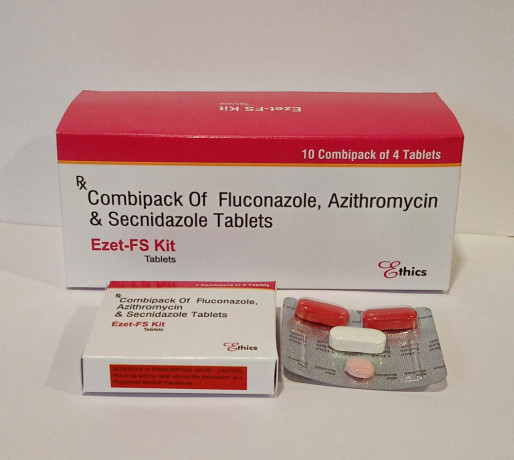 AZITHROMYCIN+FLUCONAZOLE+SECINAZOLE KIT 1