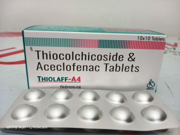 Thiocolchicoside & Aceclofenac tablets 1
