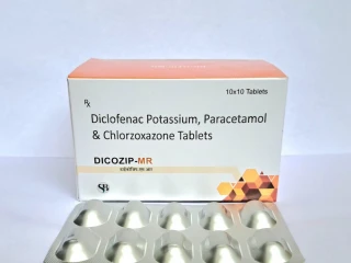 Diclofenac potassium paracetamol and chlorzoxazone Tablet