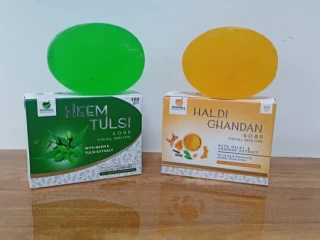 NEEM TULSI AND HALDI CHANDAN SOAP