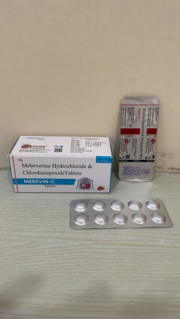 Mebeverine 135mg + Chlordiazepoxide 5mg Tablets 1