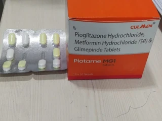 Pioglitazone Hydrochloride Metformin Hydrochloride & Glimepiride Tablets