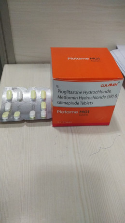Pioglitazone Hydrochloride Metformin Hydrochloride & Glimepiride Tablets 1