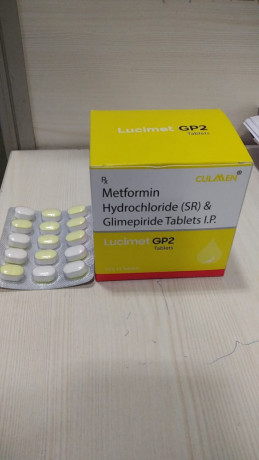 Metformin Hydrochloride & Glimepiride Tablets 1