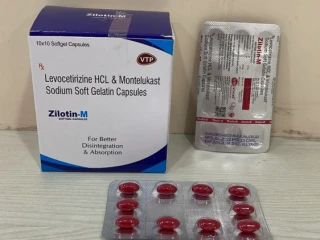 Levocetirizine HCl 5mg + Montelukast 10mg Softgel Capsules