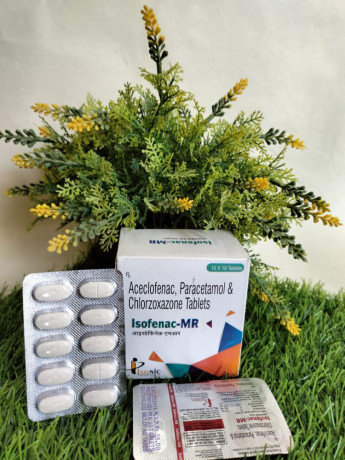 Aceclofenac 100mg, Paracetamol 325 mg, Chlorzoxazone 250mg 1