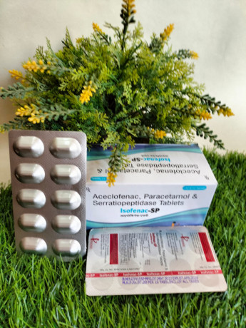 Aceclofenac Potassium 100mg, Paracetamol 325mg, Serratiopeptidase 10mg 1