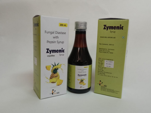 Fungal diastase 50mg, Pepsin 10mg SYRUP 1