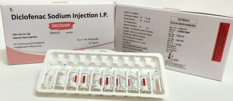 Diclofenac Sodium 75 mg injection 1