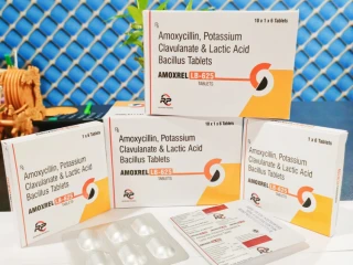 Amoxycillin 500 mg & Clavulanuic Acid 125 mg with LB 60000 million