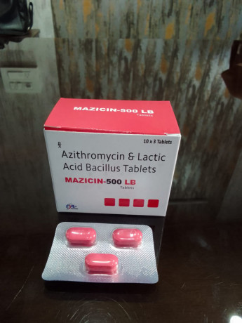 Azithromycin 500 mg.+LACTIC ACID ABCILLUS 1