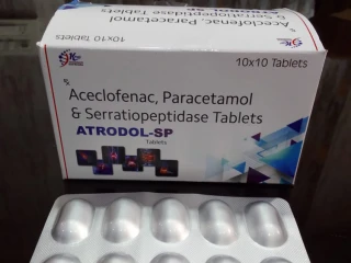 Ceclofenac 100 mg + Paracetamol 325 mg + Serratiopeptidase 15 mg.