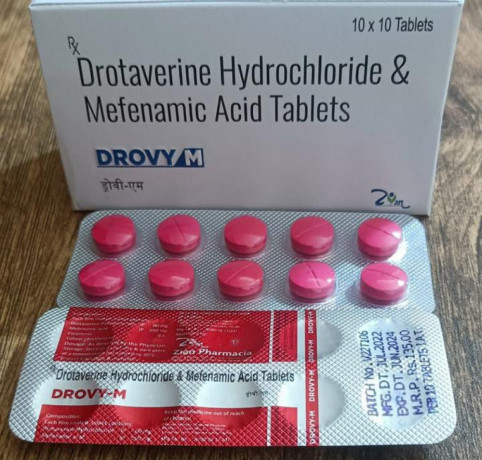 Drotaverine Mefenamic Acid Tablets, Treatment: menstrual cramps