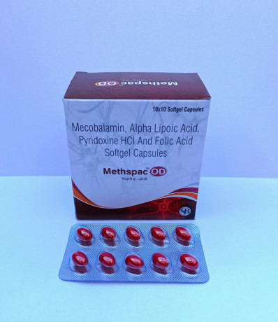 Mecobalamin alpha lipoic acid pyridoxine HCL and folic acid CAPSULE 1