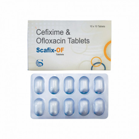 Cefixime 200mg + ofloxacin 200 mg tablet 1