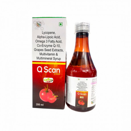 LYCOPENE +ALPHA-LIPOIC ACID+OMEGA3 FATTY ACID +CO-ENZYME Q-10 GRAPES SEED EXTRACTS + MULTIVITAMIN + MULTIMINERAL SYRUP 1