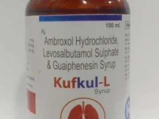 AMBROXOL HYDROCHLORIDE,LEVOSALBUTAMOL SULPHATE & GUAIPHENESIN SYRUP
