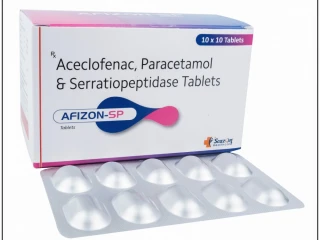Aceclofenac 100 Mg + Paracetamol 325 Mg + Serratiopeptidase 15 Mg.