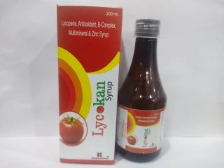 Lycopene, Antioxidant, B-Complex, Multimineral Lysine Hydrochloride With Zinc Syrup