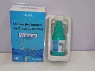 Sodium hyaluronate eye drops