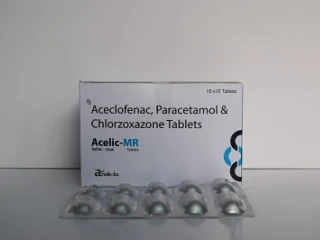 Aceclofenac 100 mg+Paracetamol 325 mg+ Chlorzoxazone 250 mg