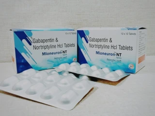 Gabapentin 400mg + Nortriptyline Hydrochloride 10mg
