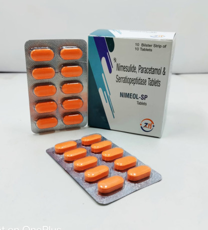 Nimesulide 100mg + Paracetamol 325 mg+Serratiopeptidase 15 mg 1