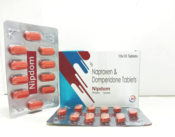 Naproxen sodium 500 and domperidone 10mg 1