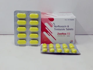 Norfloxacin 400 mg & Tinidazole 600 mg