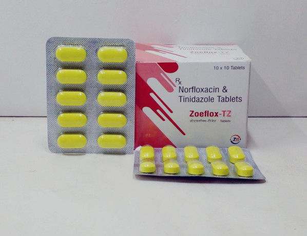 Norfloxacin 400 mg & Tinidazole 600 mg 1