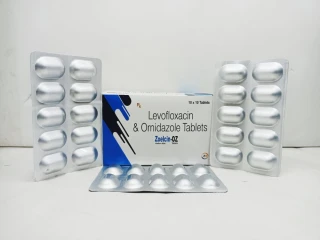 Levofloxacin 250mg +Ornidazole 500mg