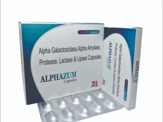 Alpha galactosidase lipase alpha amylase protease , lactase & Lipase capsules